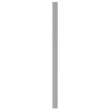 20 db ezüst rozsdamentes acél szekrényfogantyú 224 mm