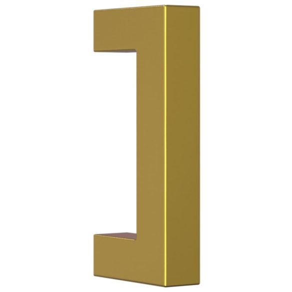 20 db aranyszínű rozsdamentes acél szekrényfogantyú 64 mm