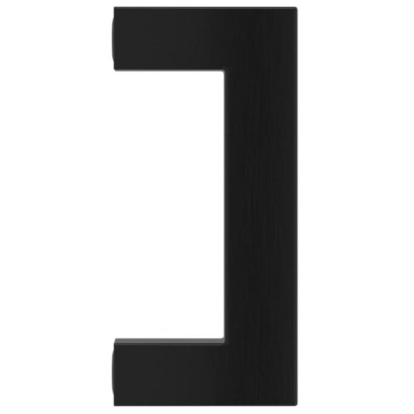 20 db fekete rozsdamentes acél szekrényfogantyú 64 mm