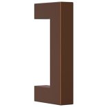 20 db bronz rozsdamentes acél szekrényfogantyú 64 mm