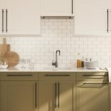 20 db fekete rozsdamentes acél szekrényfogantyú 320 mm