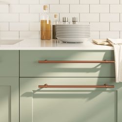 10 db bronz rozsdamentes acél szekrényfogantyú 320 mm