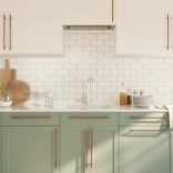 10 db bronz rozsdamentes acél szekrényfogantyú 320 mm