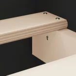 fekete ágykeret fej- és lábtámlával 140 x 200 cm