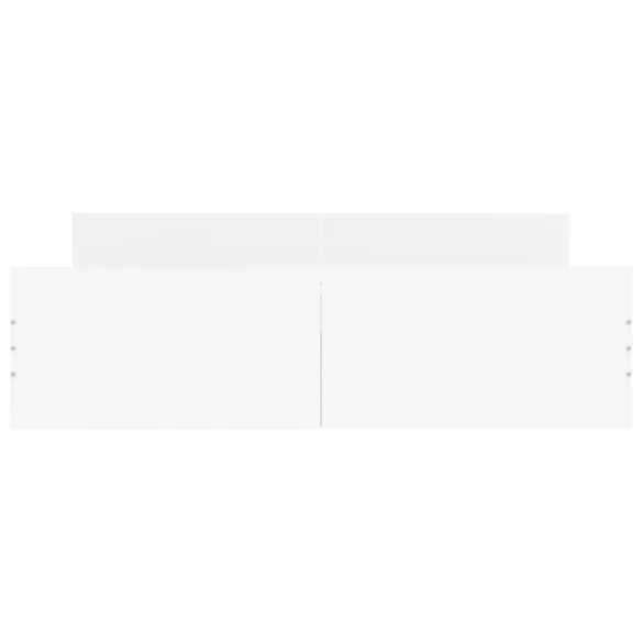 fehér ágykeret fej- és lábtámlával 150x200 cm