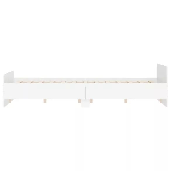 fehér ágykeret fej- és lábtámlával 160 x 200 cm