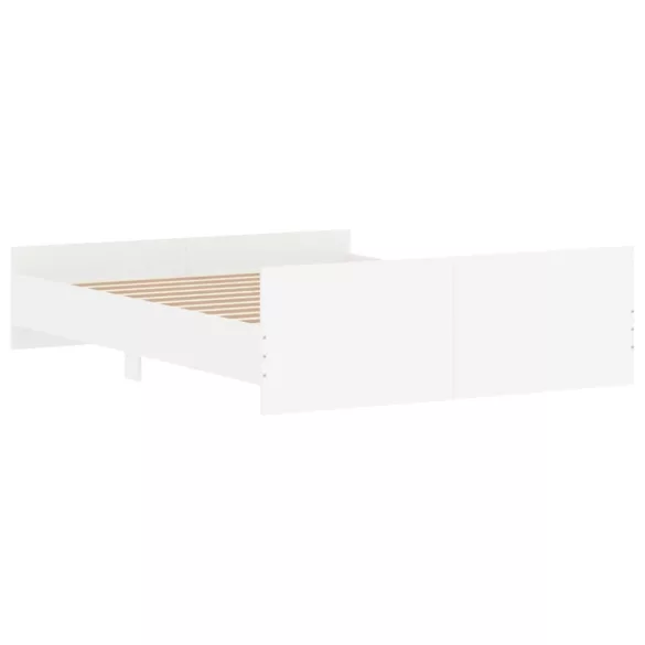 fehér ágykeret fej- és lábtámlával 160 x 200 cm