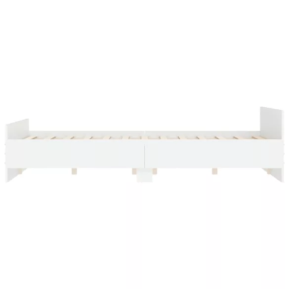fehér ágykeret fej- és lábtámlával 120 x 190 cm