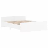 fehér ágykeret fej- és lábtámlával 140 x 190 cm