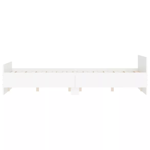 fehér ágykeret fej- és lábtámlával 135 x 190 cm