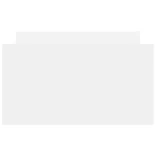 fehér ágykeret fej- és lábtámlával 100 x 200 cm