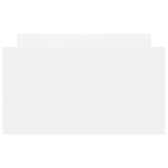 fehér ágykeret fej- és lábtámlával 100 x 200 cm