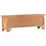 tömör akác és újrahasznosított fa tévészekrény 120x30x40 cm