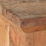 tömör akác és újrahasznosított fa tévészekrény 120x30x40 cm