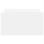 fehér ágykeret fej- és lábtámlával 90 x 190 cm