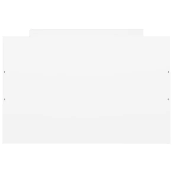 fehér ágykeret fej- és lábtámlával 75 x 190 cm