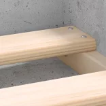 betonszürke ágykeret 90 x 200 cm