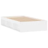 fehér ágykeret 100x200 cm