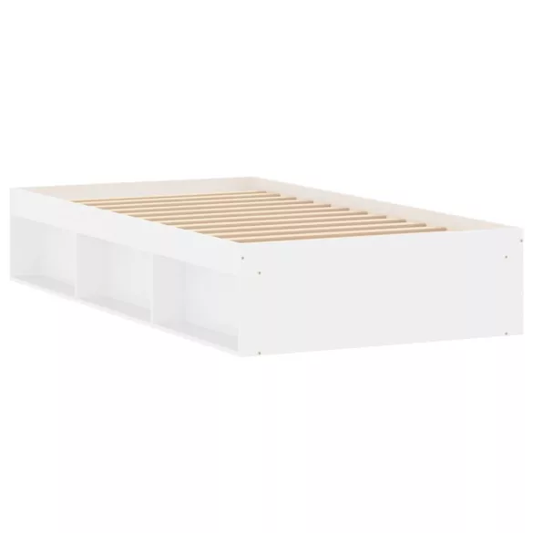 fehér ágykeret 100x200 cm