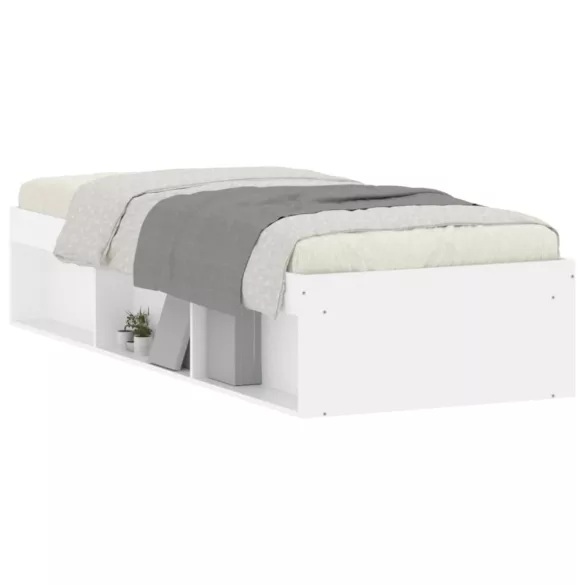 fehér kisméretű egyszemélyes ágykeret 75 x 190 cm