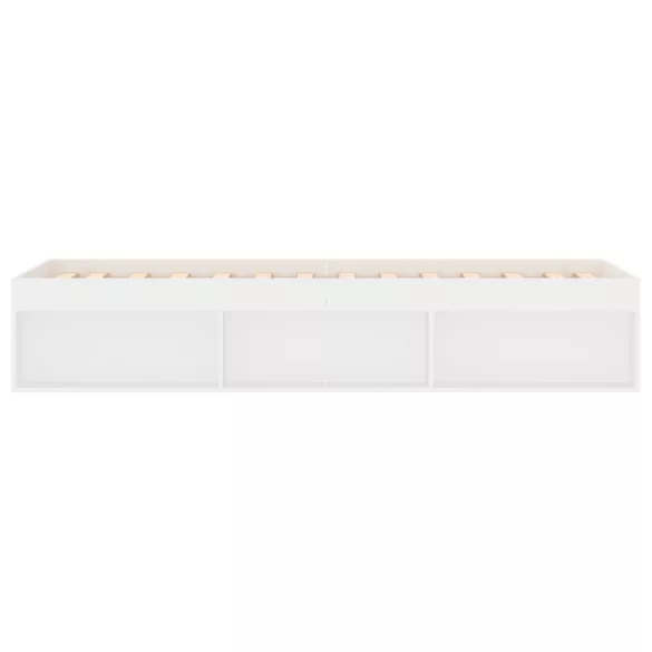 fehér kisméretű egyszemélyes ágykeret 75 x 190 cm