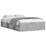 betonszürke ágykeret 120 x 200 cm