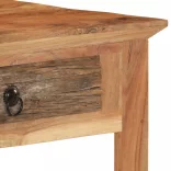 tömör újrahasznosított fa asztal 110 x 50 x 75 cm