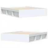 fehér king size ágykeret 150 x 200 cm