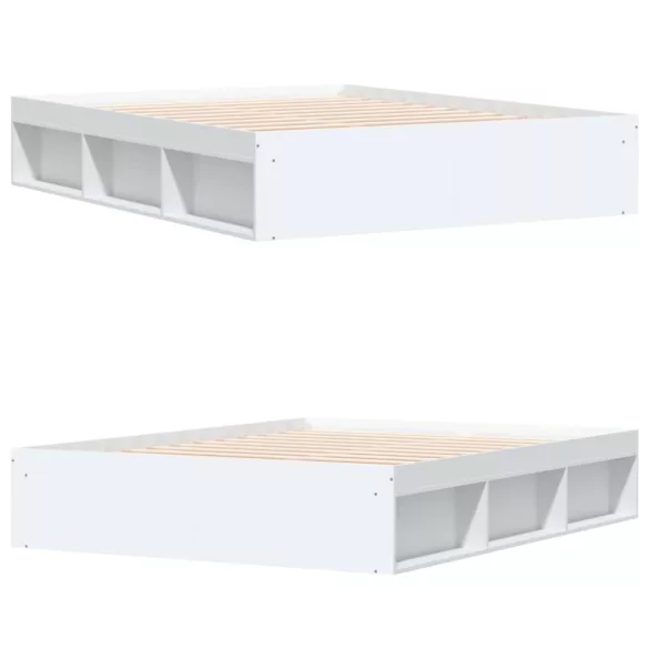 fehér king size ágykeret 150 x 200 cm