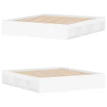 fehér tömör fenyőfa ágykeret 180 x 200 cm