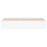 fehér tömör fenyőfa ágykeret 180 x 200 cm