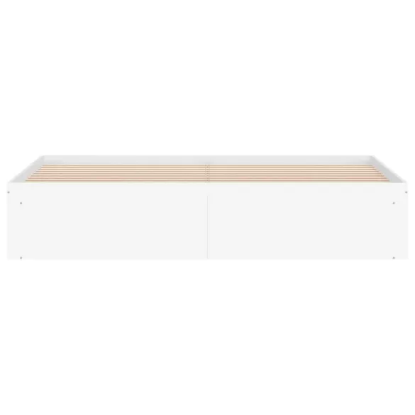 fehér tömör fenyőfa ágykeret 180 x 200 cm