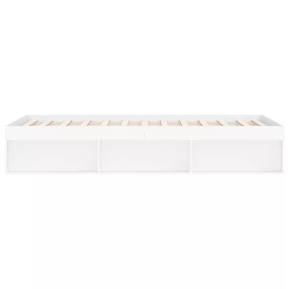 fehér tömör fenyőfa ágykeret 180 x 200 cm