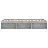 betonszürke ágykeret 180 x 200 cm