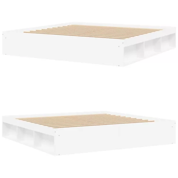 fehér ágykeret 200 x 200 cm