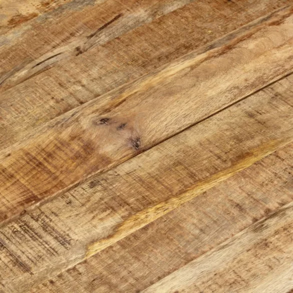 2 db tömör mangófa egymásba helyezhető dohányzóasztal