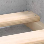 betonszürke franciaágykeret 135 x 190 cm