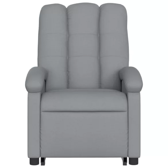 világosszürke szövet felállást segítő dönthető fotel