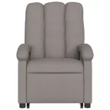 elektromos felállást segítő tópszínű szövet dönthető fotel