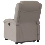 tópszínű szövet dönthető elektromos álló masszázsfotel