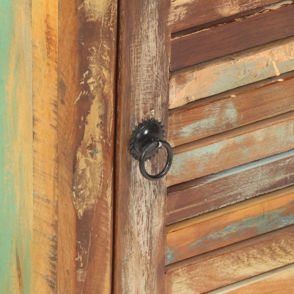 tömör újrahasznosított fa magasszekrény 45 x 32 x 110 cm