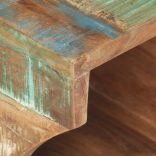 falra szerelhető újrahasznosított fa kerékpártartó 35x25x25 cm