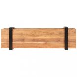 tömör akácfa TV-szekrény 130 x 40 x 40 cm