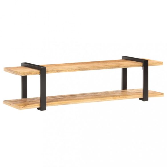 tömör nyers mangófa TV-szekrény 160 x 40 x 40 cm