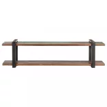 tömör újrahasznosított fa TV-szekrény 160 x 40 x 40 cm