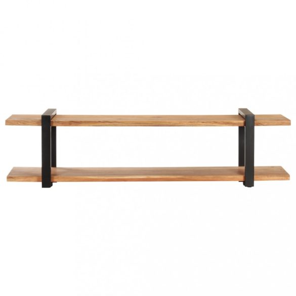 tömör akácfa TV-szekrény 160 x 40 x 40 cm