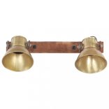 sárgaréz színű ipari falilámpa 45 x 25 cm E27