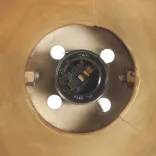 sárgaréz színű ipari falilámpa 45 x 25 cm E27