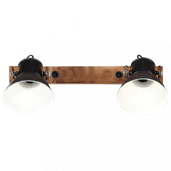 fekete ipari falilámpa 45 x 25 cm E27