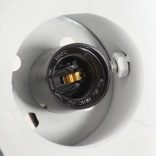 2 db fekete ipari fali-/mennyezeti lámpa 20 x 25 cm E27